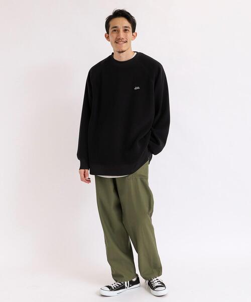 coen（コーエン）の「FreeSpeech(フリースピーチ)別注クルーネックフリース（スウェット・メンズ・ブラック/ベージュ/グレー/オフホワイト/オリーブ/オレンジ・SMALL/MEDIUM/LARGE/X-LARGE）」の11枚目の写真