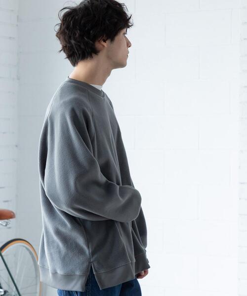 coen（コーエン）の「FreeSpeech(フリースピーチ)別注クルーネックフリース（スウェット・メンズ・ブラック/ベージュ/グレー/オフホワイト/オリーブ/オレンジ・SMALL/MEDIUM/LARGE/X-LARGE）」の12枚目の写真