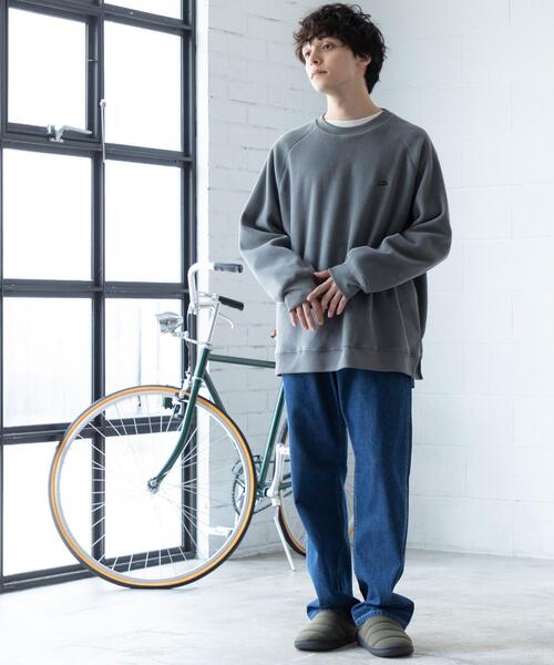 coen（コーエン）の「FreeSpeech(フリースピーチ)別注クルーネックフリース（スウェット・メンズ・ブラック/ベージュ/グレー/オフホワイト/オリーブ/オレンジ・SMALL/MEDIUM/LARGE/X-LARGE）」の13枚目の写真