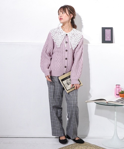 Honeys（ハニーズ）の「付け衿（レース）（付け襟・レディース・ホワイト・FREE）」の5枚目の写真