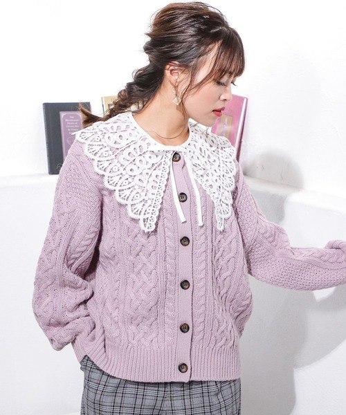 Honeys（ハニーズ）の「付け衿（レース）（付け襟・レディース・ホワイト・FREE）」の6枚目の写真