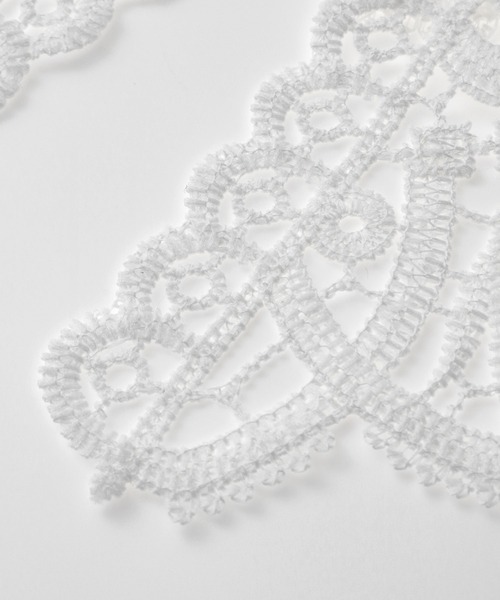 Honeys（ハニーズ）の「付け衿（レース）（付け襟・レディース・ホワイト・FREE）」の3枚目の写真