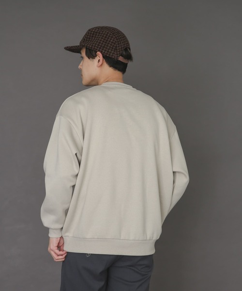 SENSE OF PLACE by URBAN RESEARCH（センスオブプレイスバイアーバンリサーチ）の「『XLサイズWEB/一部店舗限定』ウラキモウカラースウェットシャツ（スウェット・メンズ・ライトブルー/ブラック/パープル/ブルー/グリーン/アイボリー/ライトベージュ/オレンジ・MEDIUM/LARGE/X-LARGE）」の16枚目の写真