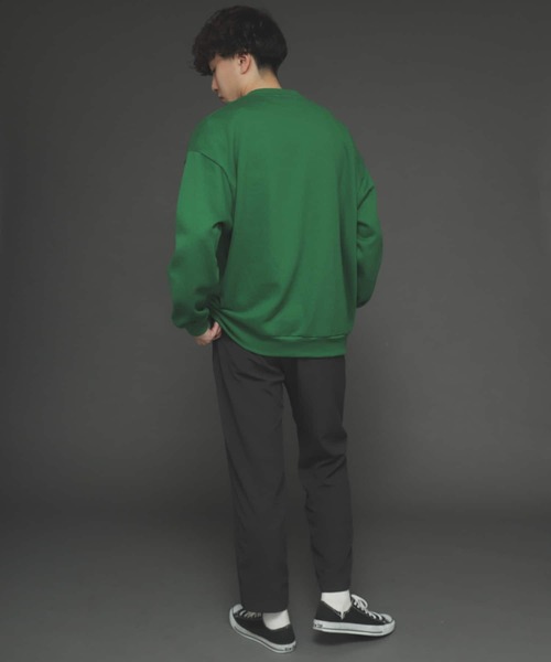 SENSE OF PLACE by URBAN RESEARCH（センスオブプレイスバイアーバンリサーチ）の「『XLサイズWEB/一部店舗限定』ウラキモウカラースウェットシャツ（スウェット・メンズ・ライトブルー/ブラック/パープル/ブルー/グリーン/アイボリー/ライトベージュ/オレンジ・MEDIUM/LARGE/X-LARGE）」の20枚目の写真