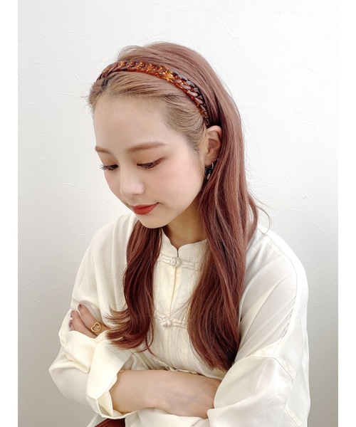 jumelle（ジュメロ）の「ツイストカチューシャ（カチューシャ・レディース・アイボリー/ブラウン・FREE）」の10枚目の写真