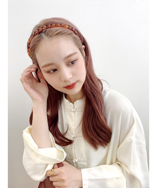 jumelle（ジュメロ）の「ツイストカチューシャ（カチューシャ・レディース・アイボリー/ブラウン・FREE）」の4枚目の写真