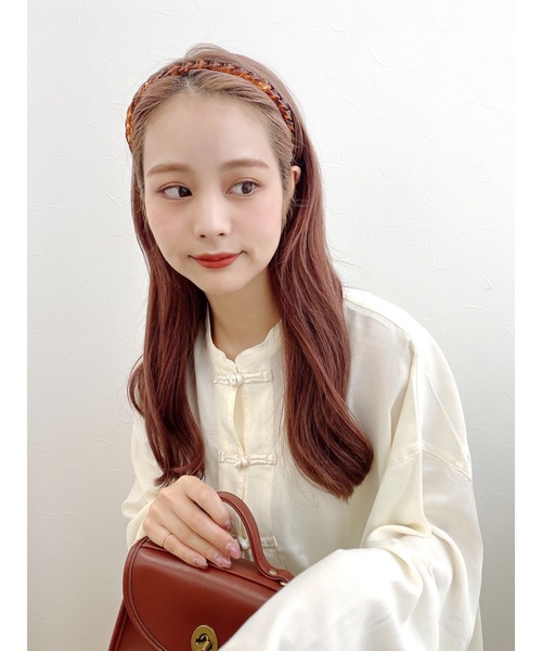 jumelle（ジュメロ）の「ツイストカチューシャ（カチューシャ・レディース・アイボリー/ブラウン・FREE）」の6枚目の写真