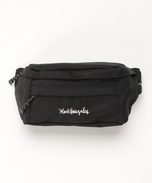 Mark Gonzales（マーク・ゴンザレス）の「【ユニセックスで着用可能】Mark Gonzales / マークゴンザレス 別注 コラボ ボディバッグ / ヒップバッグ（ボディバッグ/ウエストポーチ・メンズ・ブラック・FREE）」の6枚目の写真