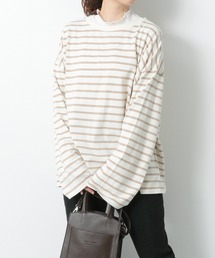 Heather | ボーダーノーマルロンTEE　239252(Tシャツ/カットソー)