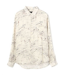 DANKE SCHON | DankeSchon/ダンケシェーン/イペカビスコース大理石 ロングスリーブシャツ(シャツ/ブラウス)