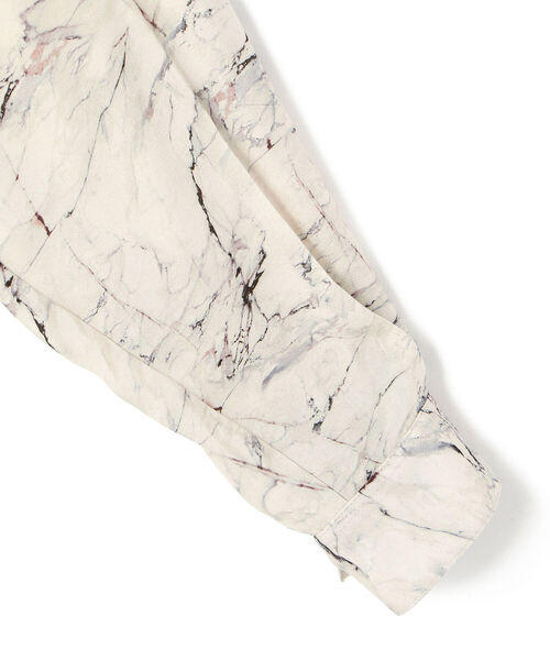 DANKE SCHON（ダンケシェーン）の「DankeSchon/ダンケシェーン/イペカビスコース大理石 ロングスリーブシャツ（シャツ/ブラウス・メンズ・ブラック/ベージュ・FREE）」の8枚目の写真