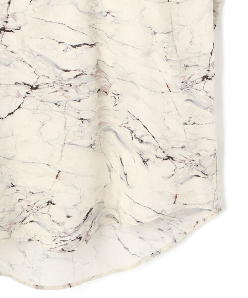 DANKE SCHON（ダンケシェーン）の「DankeSchon/ダンケシェーン/イペカビスコース大理石 ロングスリーブシャツ（シャツ/ブラウス・メンズ・ブラック/ベージュ・FREE）」の4枚目の写真