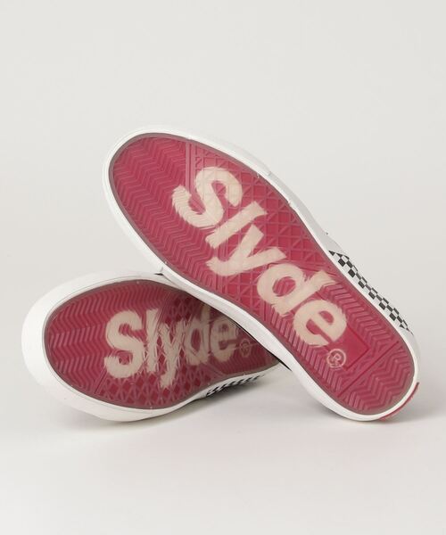 Slyde（スライド）の「【Slyde】SLYDE TECH SUEDE SLIPｰON（スニーカー・メンズ・ブラック×ブラック/ブラック×ホワイト・24.5/25.5/23.5/26.5/27.5/23/26/27/24/28/25）」の3枚目の写真