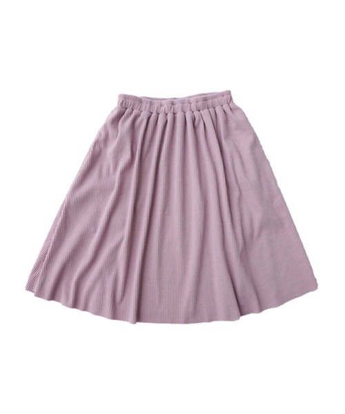 antiqua（アンティカ）の「Ａラインセルフカットスカート（スカート・キッズ・ブラック/ブラウン/スモークピンク/レッド・4/6/3/5）」の19枚目の写真