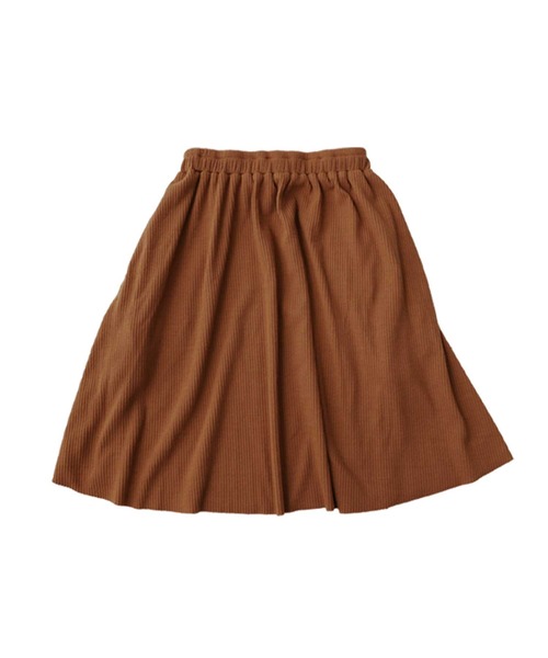 antiqua（アンティカ）の「Ａラインセルフカットスカート（スカート・キッズ・ブラック/ブラウン/スモークピンク/レッド・4/6/3/5）」の11枚目の写真