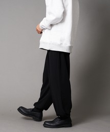 【UNIIT/ユニット】裾カフス付き ルーズバルーンパンツ ワイドパンツ