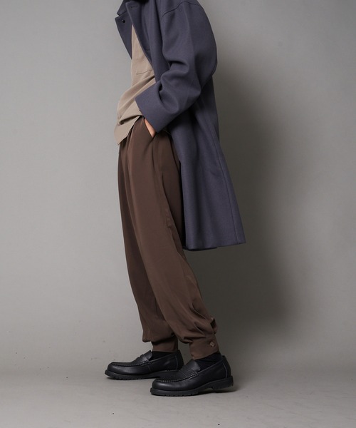 UNIIT(ユニット)の「【UNIIT/ユニット】裾カフス付き ルーズバルーンパンツ ワイドパンツ(その他パンツ・メンズ・チャコールグレー/ブラック/ベージュ・SMALL/MEDIUM/LARGE)」の13枚目の写真