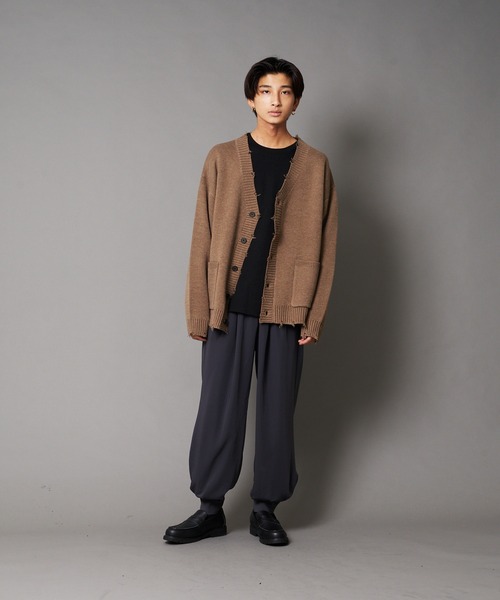UNIIT(ユニット)の「【UNIIT/ユニット】裾カフス付き ルーズバルーンパンツ ワイドパンツ(その他パンツ・メンズ・チャコールグレー/ブラック/ベージュ・SMALL/MEDIUM/LARGE)」の17枚目の写真