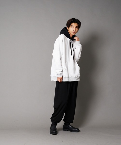 UNIIT(ユニット)の「【UNIIT/ユニット】裾カフス付き ルーズバルーンパンツ ワイドパンツ(その他パンツ・メンズ・チャコールグレー/ブラック/ベージュ・SMALL/MEDIUM/LARGE)」の14枚目の写真