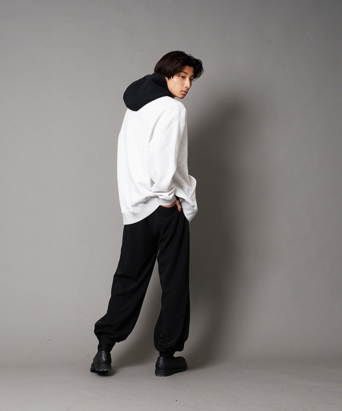 UNIIT(ユニット)の「【UNIIT/ユニット】裾カフス付き ルーズバルーンパンツ ワイドパンツ(その他パンツ・メンズ・チャコールグレー/ブラック/ベージュ・SMALL/MEDIUM/LARGE)」の5枚目の写真