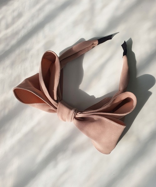 CEMONEMO（セモネモ）の「クラシカル ダブルリボン カチューシャ（カチューシャ・レディース・ブラック/ベージュ/ワイン・FREE）」の21枚目の写真