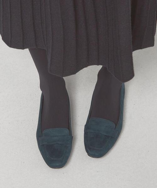THE STATION STORE（ザ ステーション ストア）の「＜closet story（クローゼットストーリー）＞スクエアトゥ ローファー（ローファー・レディース・モカ/ブラック/ダークグリーン・24cm/23cm/23.5cm/24.5cm）」の4枚目の写真