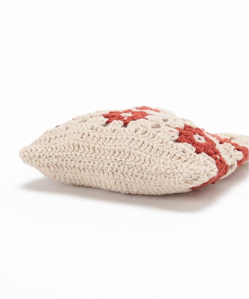 JOURNAL STANDARD relume（ジャーナルスタンダード　レリューム）の「CALIFORNIA クロシェニットポーチ（ボディバッグ/ウエストポーチ・メンズ・ホワイト/ブラック/イエロー/ブラック系その他・FREE）」の10枚目の写真