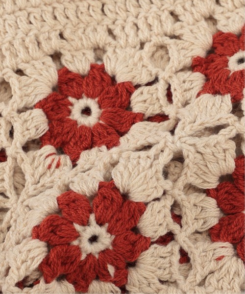 JOURNAL STANDARD relume（ジャーナルスタンダード　レリューム）の「CALIFORNIA クロシェニットポーチ（ボディバッグ/ウエストポーチ・メンズ・ホワイト/ブラック/イエロー/ブラック系その他・FREE）」の11枚目の写真