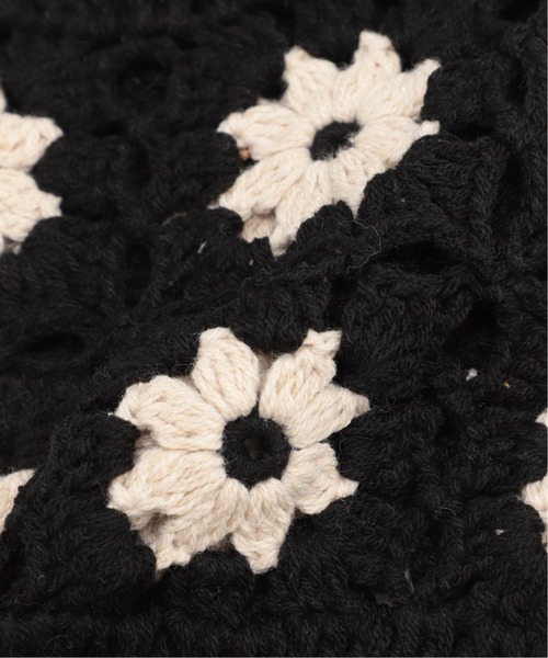 JOURNAL STANDARD relume（ジャーナルスタンダード　レリューム）の「CALIFORNIA クロシェニットポーチ（ボディバッグ/ウエストポーチ・メンズ・ホワイト/ブラック/イエロー/ブラック系その他・FREE）」の13枚目の写真