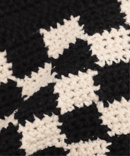 JOURNAL STANDARD relume（ジャーナルスタンダード　レリューム）の「CALIFORNIA クロシェニットポーチ（ボディバッグ/ウエストポーチ・メンズ・ホワイト/ブラック/イエロー/ブラック系その他・FREE）」の15枚目の写真