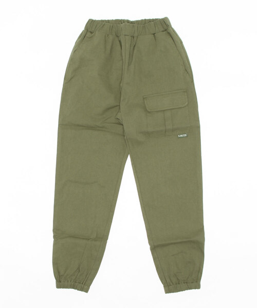 KRIFF MAYER Kid's Collection（クリフメイヤーキッズコレクション）の「裾ゴムミニカーゴパンツ（カーゴパンツ・キッズ・ベージュ/ネイビー/カーキ/レンガ/チャコール・120/130/140/150/160/170）」の3枚目の写真