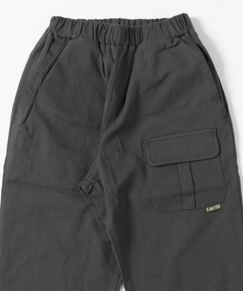 KRIFF MAYER Kid's Collection（クリフメイヤーキッズコレクション）の「裾ゴムミニカーゴパンツ（カーゴパンツ・キッズ・ベージュ/ネイビー/カーキ/レンガ/チャコール・120/130/140/150/160/170）」の12枚目の写真