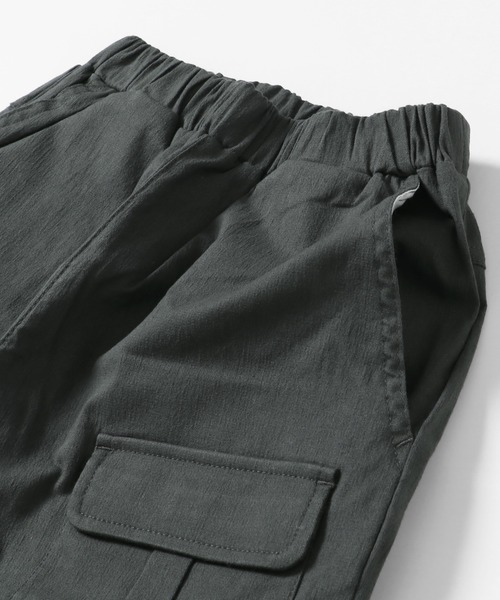 KRIFF MAYER Kid's Collection（クリフメイヤーキッズコレクション）の「裾ゴムミニカーゴパンツ（カーゴパンツ・キッズ・ベージュ/ネイビー/カーキ/レンガ/チャコール・120/130/140/150/160/170）」の13枚目の写真