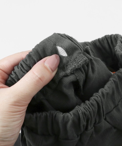 KRIFF MAYER Kid's Collection（クリフメイヤーキッズコレクション）の「裾ゴムミニカーゴパンツ（カーゴパンツ・キッズ・ベージュ/ネイビー/カーキ/レンガ/チャコール・120/130/140/150/160/170）」の14枚目の写真