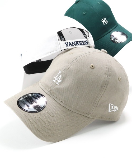 NEW ERA（ニューエラ）の「ニューエラ キャップ 帽子 MLB（キャップ・メンズ・ホワイト/ブラック/グレー/グリーン/ネイビー/ベージュ・FREE）」の3枚目の写真