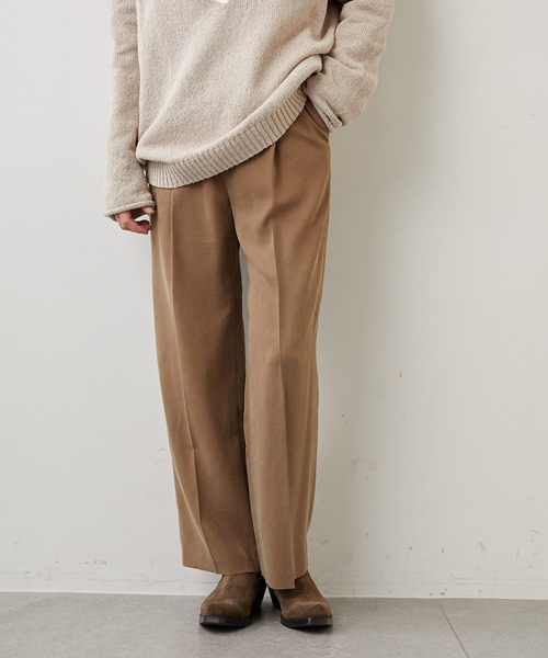 ウィム　ガゼット　パンツ　後ろゴム　グリーン　日本製　サイズ38 ウィム ガゼット パンツ 後ろゴム グリーン 日本製 サイズ38