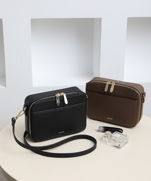 jouetie(ジュエティ)の「【jouetie/ジュエティ】BARLINE ミニポシェット(ショルダーバッグ・レディース・ブラック/オリーブ/ブラック系その他/ベージュ系その他/スモークピンク・FREE)」の6枚目の写真