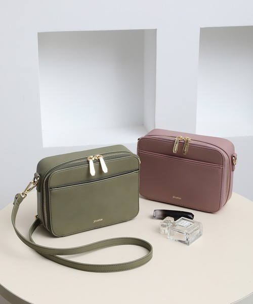 jouetie(ジュエティ)の「【jouetie/ジュエティ】BARLINE ミニポシェット(ショルダーバッグ・レディース・ブラック/オリーブ/ブラック系その他/ベージュ系その他/スモークピンク・FREE)」の7枚目の写真