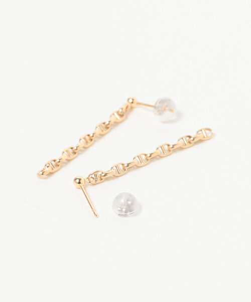 les bonbon（ルボンボン）の「les bon bon / サリーチェーン ピアス