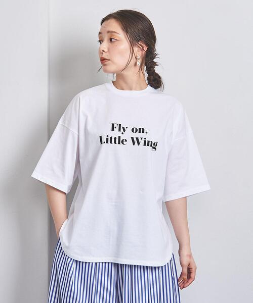 SACRA（サクラ）の「＜SACRA（サクラ）＞プリント Tシャツ（Tシャツ/カットソー・レディース・ダークグレー/オフホワイト・38）」の2枚目の写真