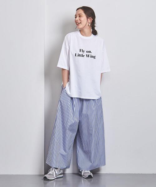 SACRA（サクラ）の「＜SACRA（サクラ）＞プリント Tシャツ（Tシャツ/カットソー・レディース・ダークグレー/オフホワイト・38）」の3枚目の写真