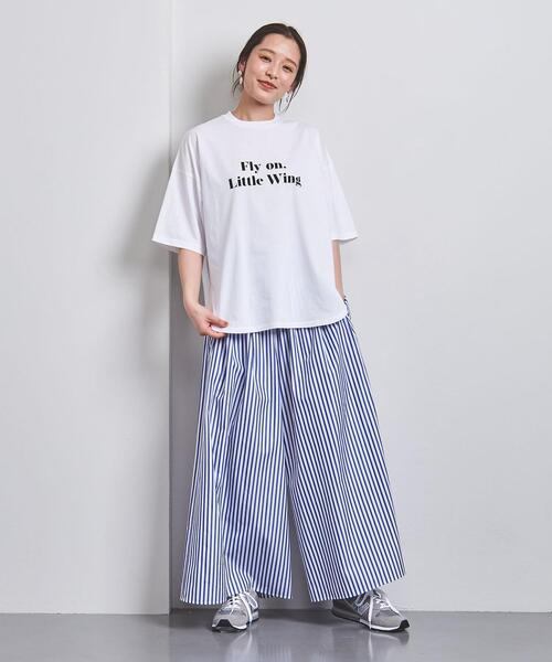 SACRA（サクラ）の「＜SACRA（サクラ）＞プリント Tシャツ（Tシャツ/カットソー・レディース・ダークグレー/オフホワイト・38）」の8枚目の写真