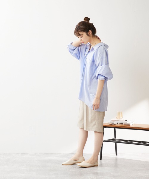 menue(メヌエ)の「2way Vカットバブーシュ(パンプス・レディース・ブラック/アイボリー/グレイッシュベージュ・41/39/36/37/40/35/34/38)」の7枚目の写真