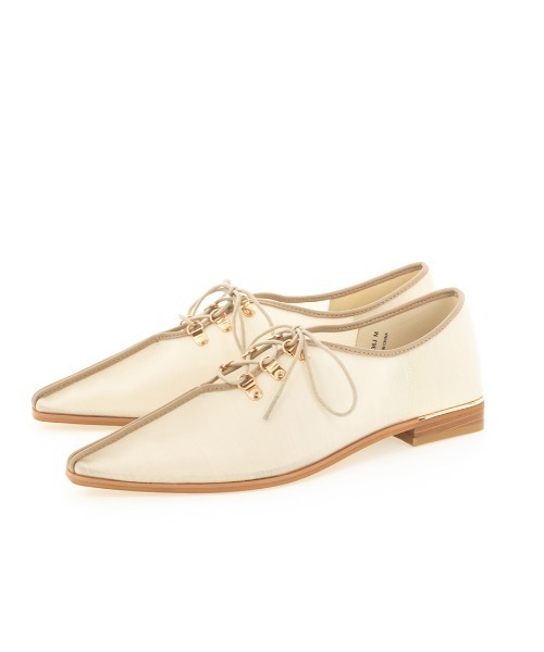 RANDA（ランダ）の「シアーレースアップシューズ（ドレスシューズ・レディース・ブラック/ブラウン/アイボリー・LL/S/M/L）」の17枚目の写真