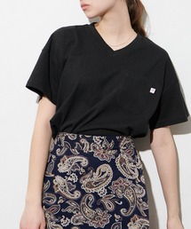 Vネック半袖アソートTシャツ