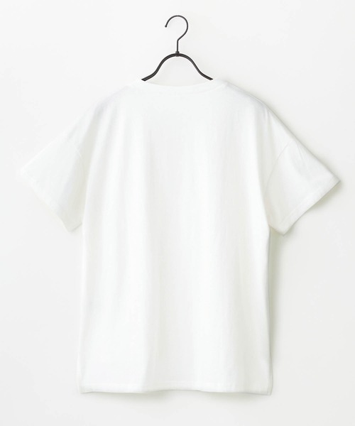 anown(アノン)の「Vネック半袖アソートTシャツ(Tシャツ/カットソー・レディース・ブラック/アイボリー/スモークピンク/ベージュ系/ネイビー系・FREE)」の9枚目の写真