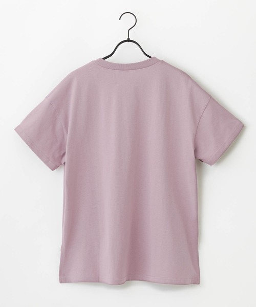 anown(アノン)の「Vネック半袖アソートTシャツ(Tシャツ/カットソー・レディース・ブラック/アイボリー/スモークピンク/ベージュ系/ネイビー系・FREE)」の17枚目の写真