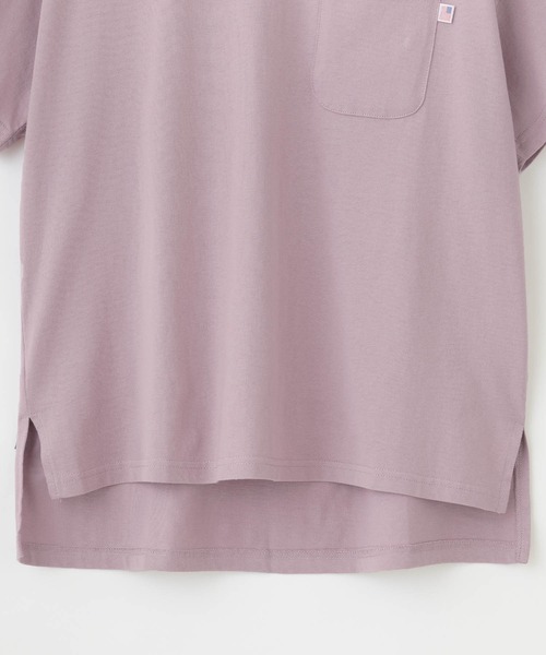 anown(アノン)の「Vネック半袖アソートTシャツ(Tシャツ/カットソー・レディース・ブラック/アイボリー/スモークピンク/ベージュ系/ネイビー系・FREE)」の20枚目の写真
