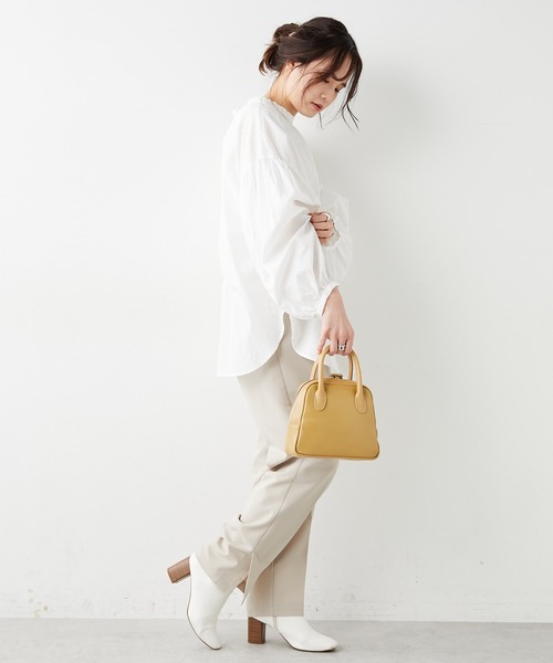 PUAL CE CIN（ピュアルセシン）の「シアー袖ボリュームブラウス（シャツ/ブラウス・レディース・ホワイト/ブラック/グレー・FREE）」の11枚目の写真