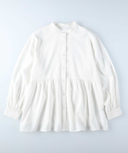 HONEYSUCKLE ROSE（ハニーサックルローズ）の「【HONEYSUCKLE ROSE】ティアードブラウス（シャツ/ブラウス・レディース・ライトベージュ/オフホワイト/ブラック・M/L）」の19枚目の写真